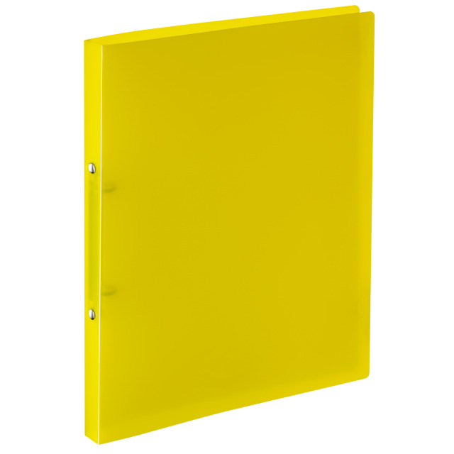 Ring binder Easy soft A4 2 Rings fill height 1 cm yellow