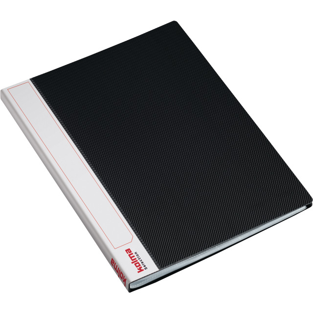 Clear book Selection A4 Recycling with 20 pockets black