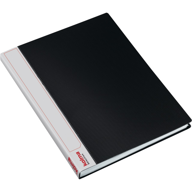 Clear book Selection A4 Recycling with 40 pockets black