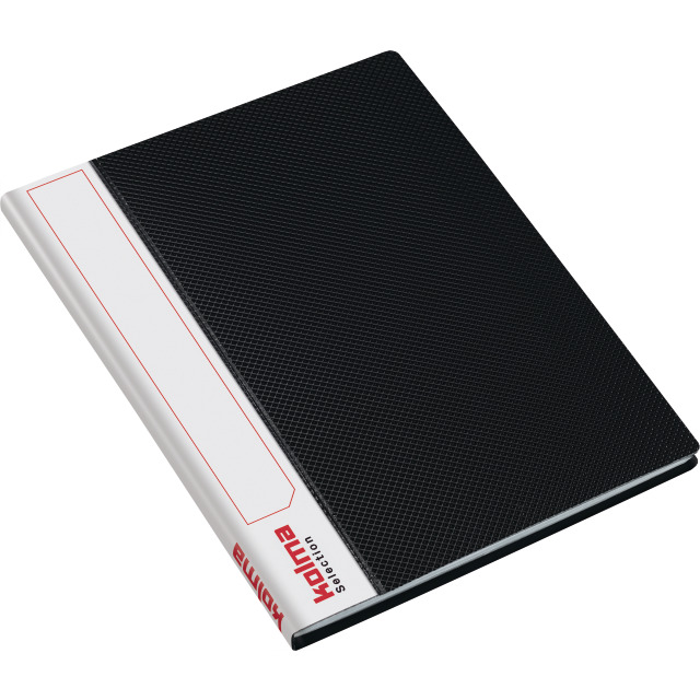 Clear book Selection A5 Recycling with 20 pockets black