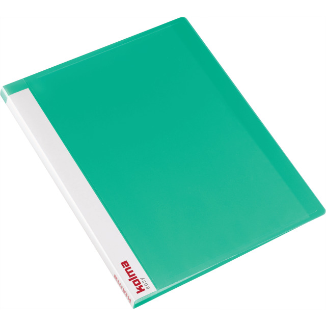 Clear book Easy A4 with 20 pockets green
