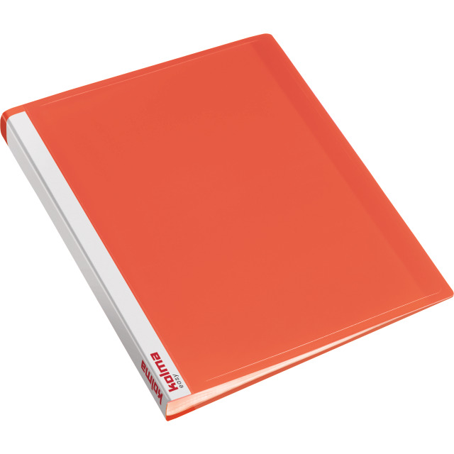 Clear book Easy A4 with 20 pockets orange