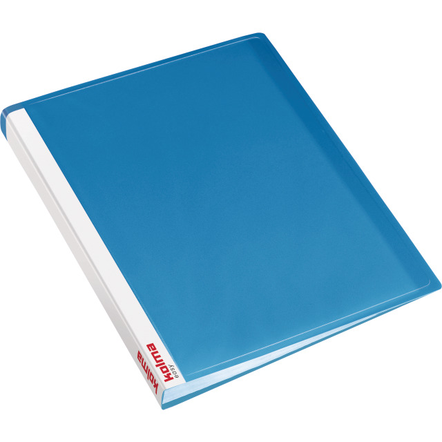 Clear book Easy A4 with 20 pockets blue