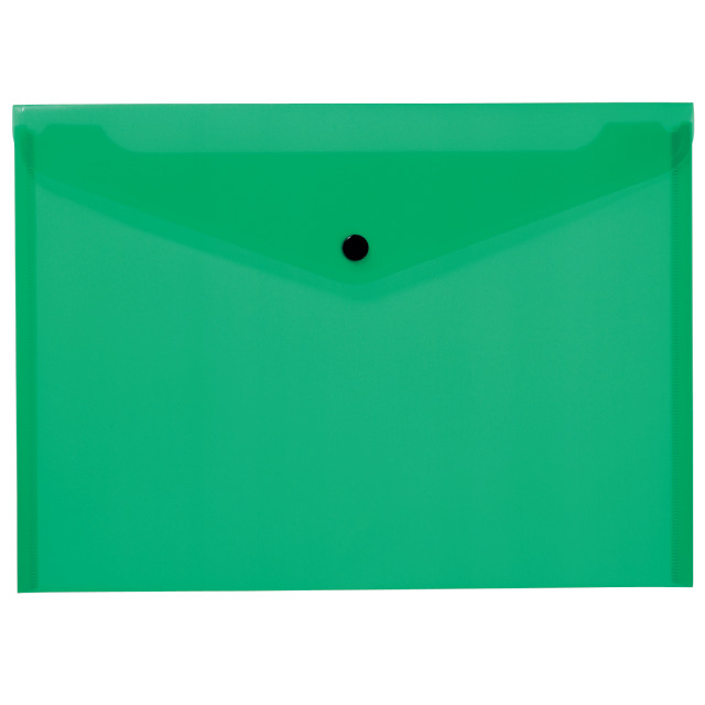 Snap envelope Easy A4 green