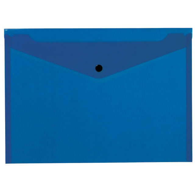 Snap envelope Easy A4 blue