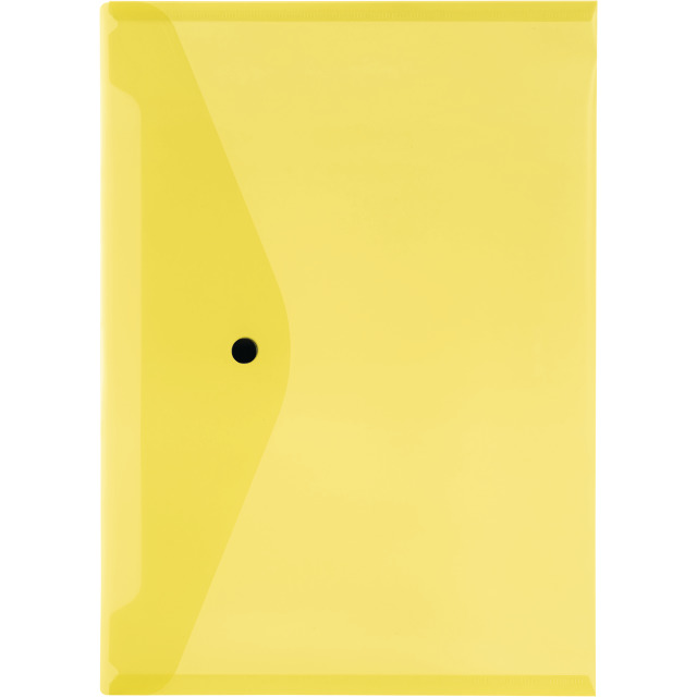 Snap envelope Easy A4 yellow
