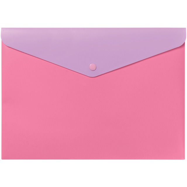 Snap envelope Doppia A4 pink/purple