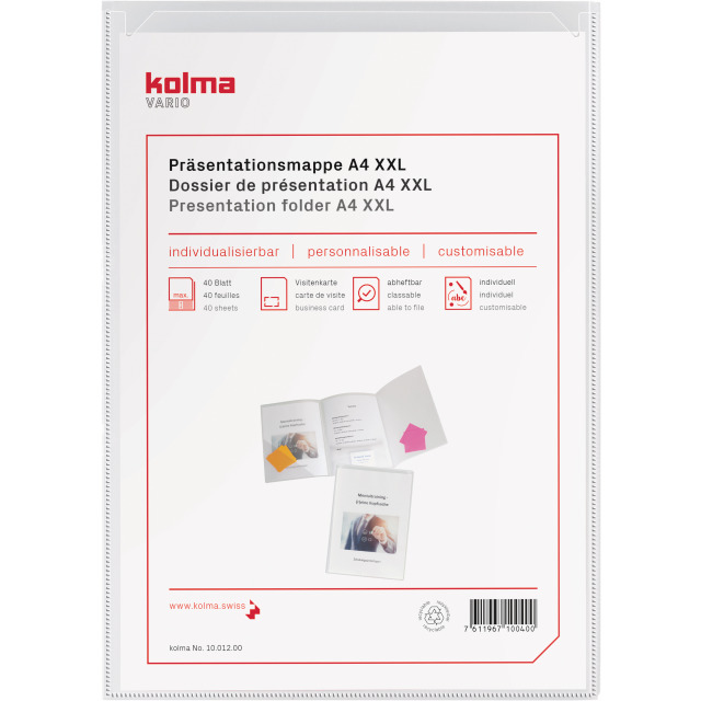 KOLMA - Dossier de documents Boîte de rangement …