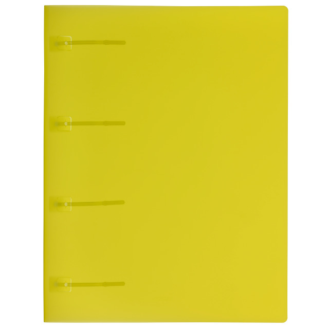 Loose-leaf binder Easy A4 XL 4 fasteners yellow