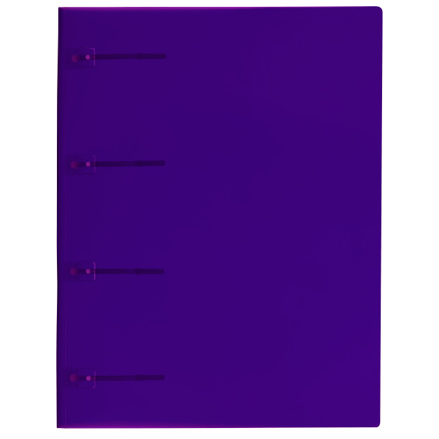 Loose-leaf binder Easy A4 XL 4 fasteners purple