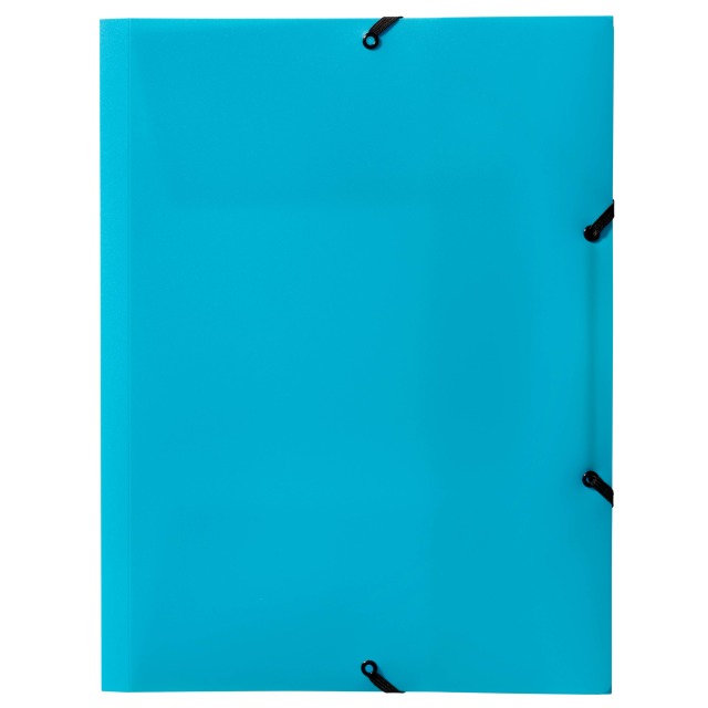 Dossier à élastique A4 opaque turquoise