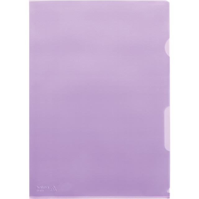 Cut flush folder A4 grained superstrong purple