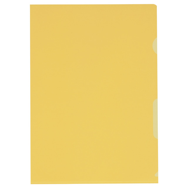 Sichtmappe A4 genarbt superstrong gelb