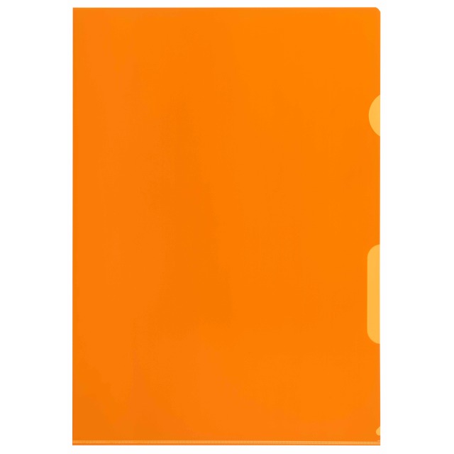 Cut flush folder A4 grained superstrong carrot