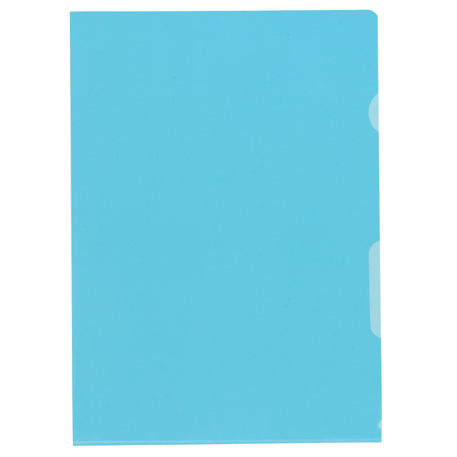 Cut flush folder A4 smooth superstrong blue
