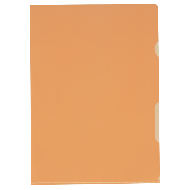 Cut flush folder A4 smooth superstrong orange