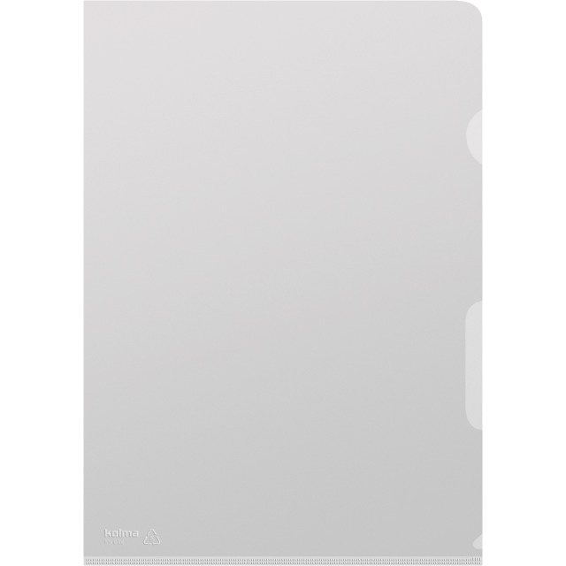 Cut flush folder A4 smooth superstrong colourless
