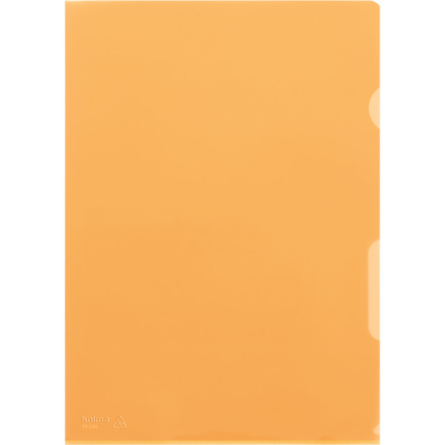Cut flush folder A4 smooth superstrong orange