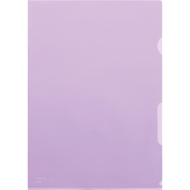 Cut flush folder A4 smooth superstrong purple