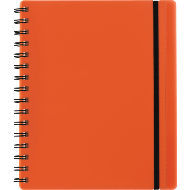 Notizbuch Easy A5 kariert orange