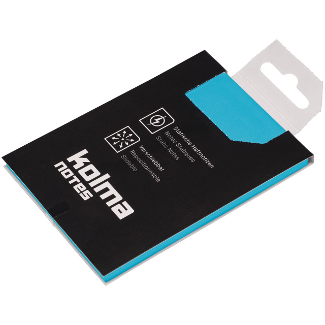 Haftnotizen NOTES A7 statisch haftend blau