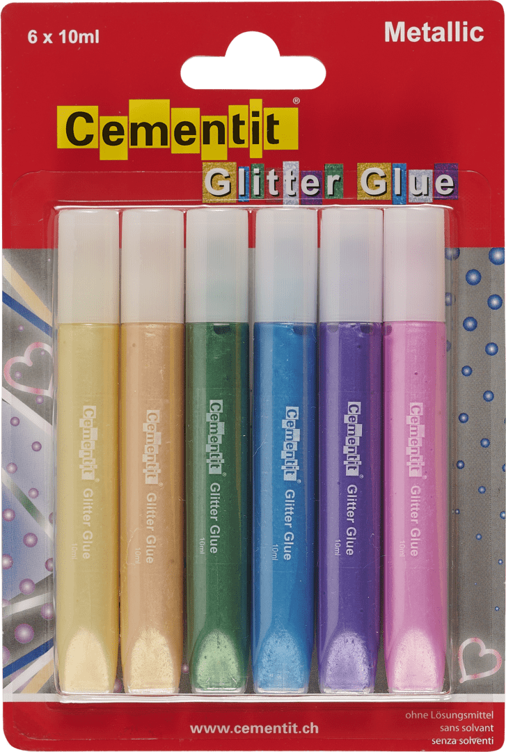 Cementit Glitter Glue Metallic