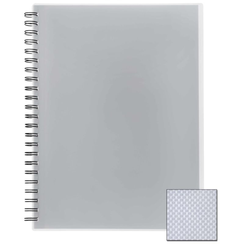 Livre de présentation avec reliure spirale A4 20 poches