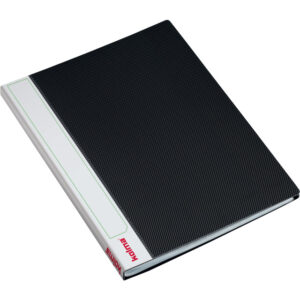 Sichtbuch LineaVerde Premium A4 Recycling mit 20 Taschen schwarz