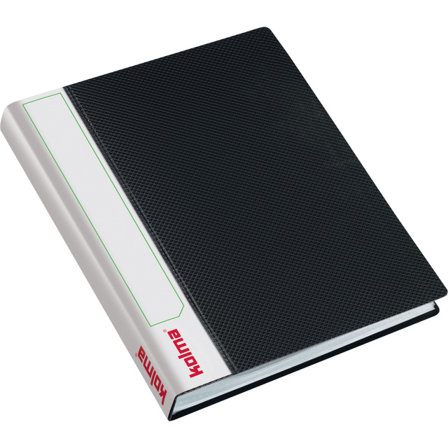 Livre de présentation LineaVerde Premium A5 Recycling avec 40 poches noir