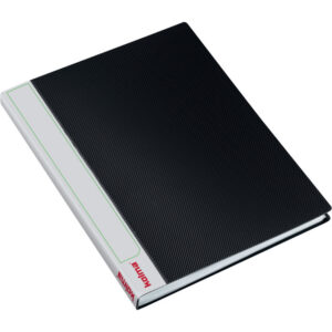 Sichtbuch LineaVerde Premium A4 Recycling mit 40 Taschen schwarz
