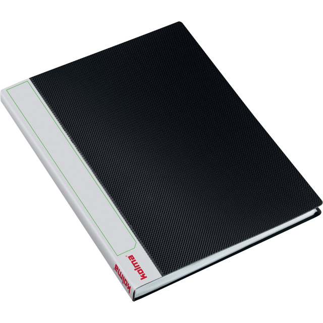 Livre de présentation LineaVerde Premium A4 Recycling avec 40 poches noir