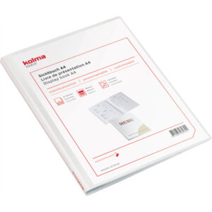 Sichtbuch Vario A4 mit 10 Taschen weiss