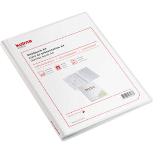 Sichtbuch Vario A4 mit 20 Taschen weiss