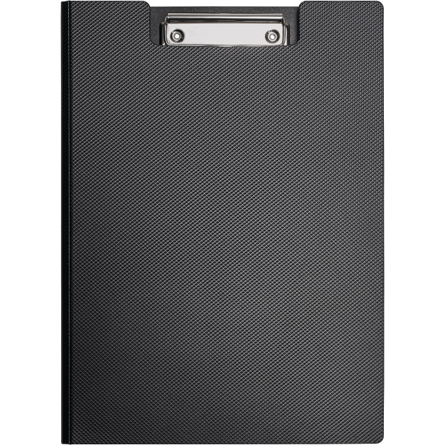 Klemmbrett LineaVerde Premium A4 Recycling mit Deckelplatte schwarz