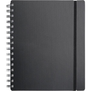 Notizbuch LineaVerde Premium A5 Recycling kariert schwarz