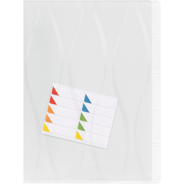 Index folder with divisions A4 5 tabs