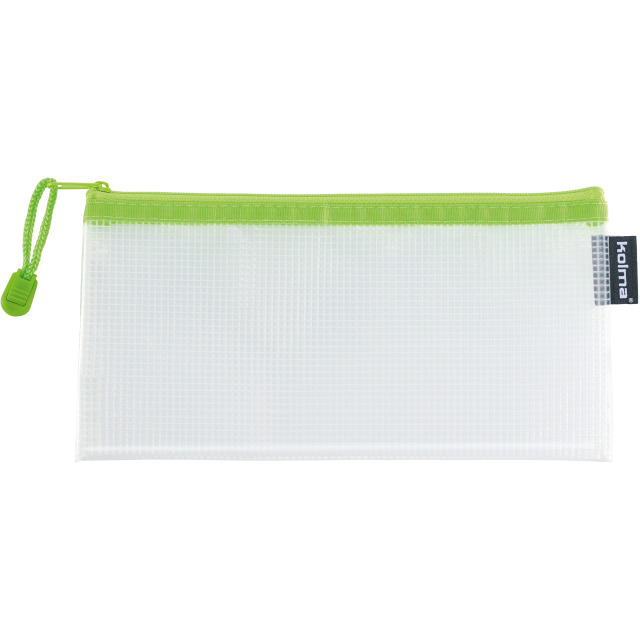 Poche avec fermeture à glissière Mesh Bag Etui kiwi