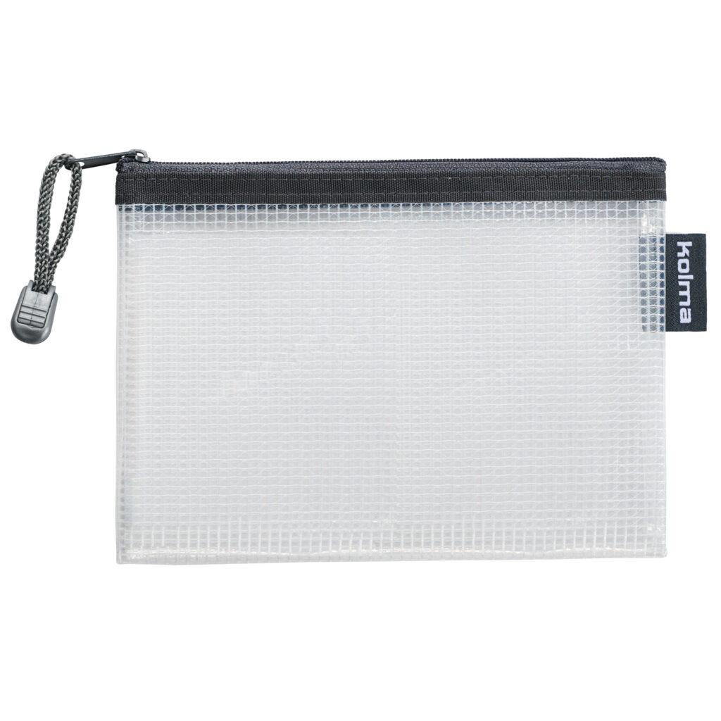 Reissverschlusstasche Mesh Bag A6 anthrazit