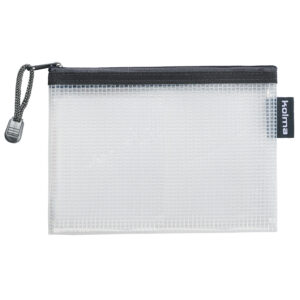 Reissverschlusstasche Mesh Bag A6 anthrazit