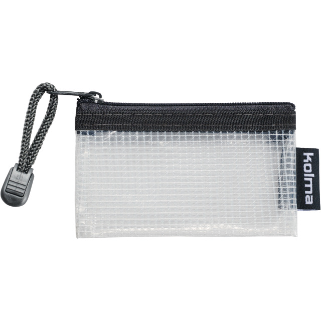 Reissverschlusstasche Mesh Bag Mini anthrazit