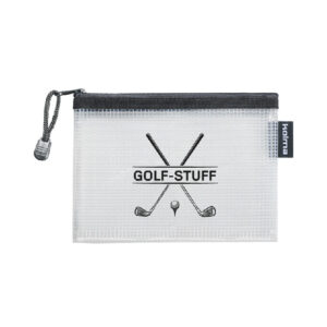 Reissverschlusstasche Mesh Bag A6 ''Golf-Stuff'' anthrazit