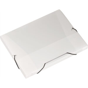Sammelbox A4 mit Elastband Füllhöhe 2.5 cm farblos