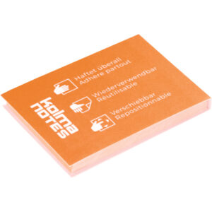 Haftnotizen NOTES A8 statisch haftend orange