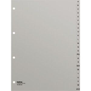 Register A4 superstrong A-Z grau