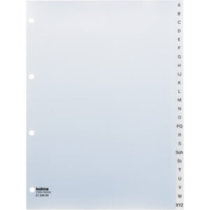 Register A4 Vista A-Z transparent