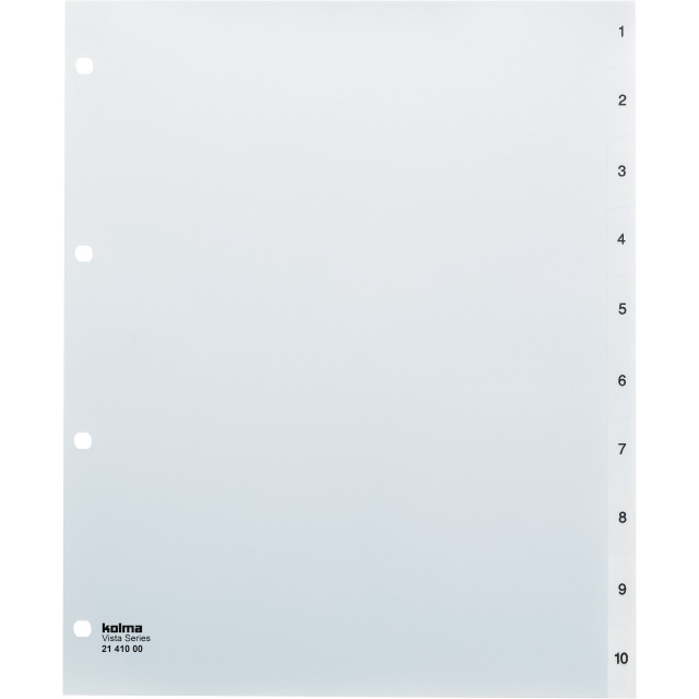 Index A4 XL Vista 1-10 transparent