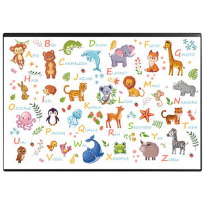 Schreibunterlage Poster (ABC) 50 x 34 cm