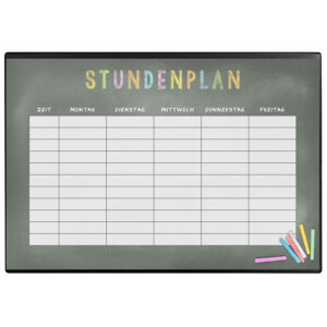 Schreibunterlage Poster (Stundenplan) 50 x 34 cm