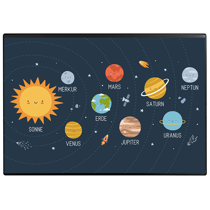 Desk pad Poster (Planetary System) 50 x 34 cm