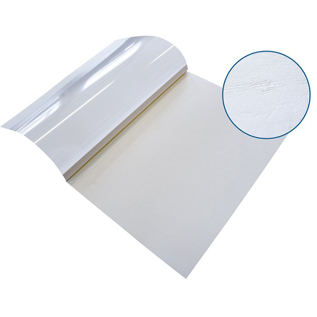 easiBIND Dossiers de reliure thermique structure en cuir A4, 1.5 mm, trans